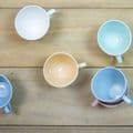 Harriet Caslin Porcelain - Lathed Cups - Choice Of 3 Colours